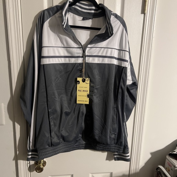 Image Brand Other - The Image Jacket 1998 Gray White Track jacket 2XL NWT